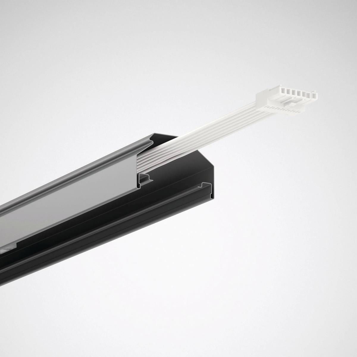 Tragschiene Lichtband 1-l E-Line Fix si 7x2,5qmm IP64 1-längig f.Kabelrinne