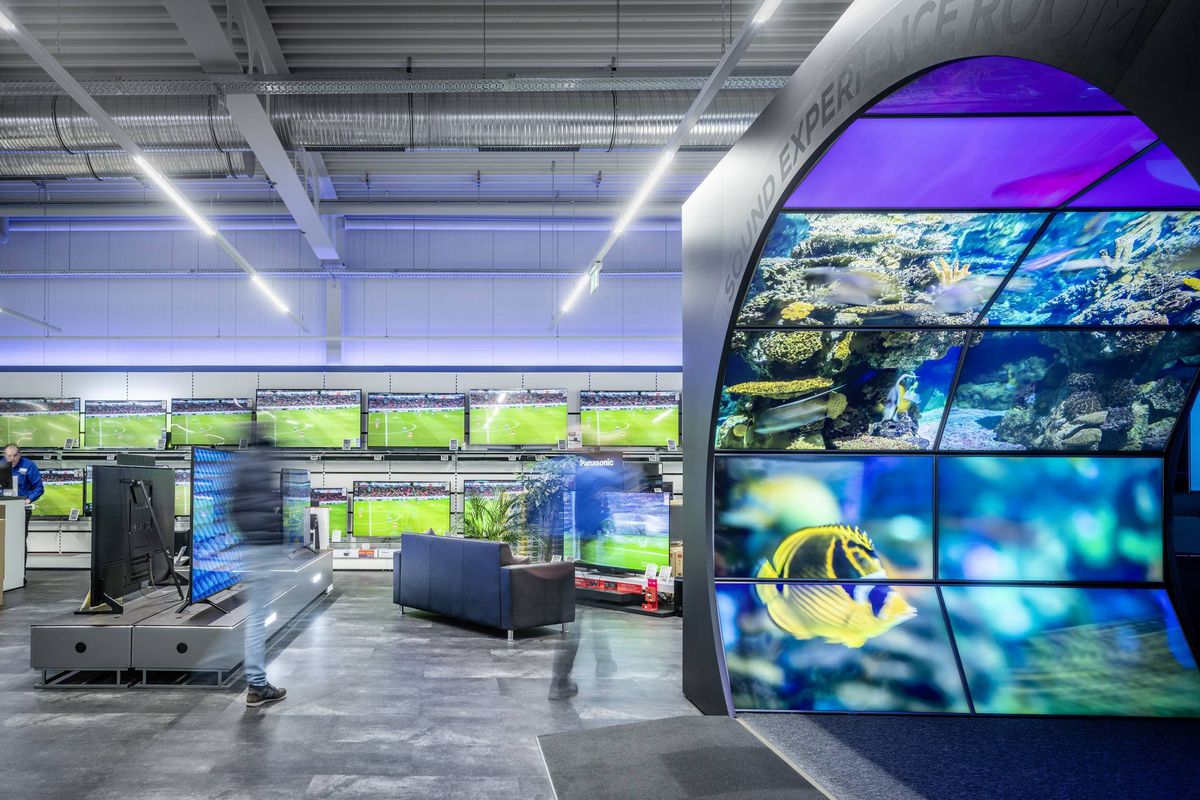 LED-Geräteträger 66W E-Line Fix 4000K ws 10500lm 1LED elektr.Trafo IP20