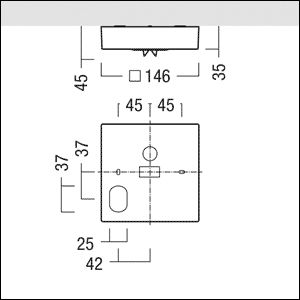 LED-Sicherheitsleuchte 7,5W 4000K 519lm IP40 2LEDs Deckenanb ÜberwBaust dezentr
