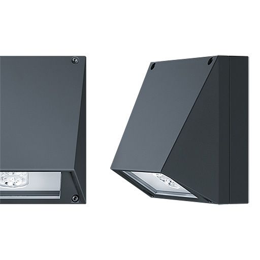 LED-Sicherheitsleuchte 3,4W 6500K 360lm IP65 2LEDs Wandanb ÜberwBaust zentral