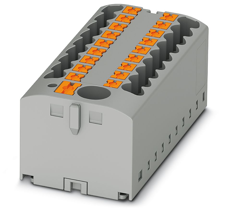Verteilerblock 0,14-2,5qm 1Etage 13kl gn/ge 24A