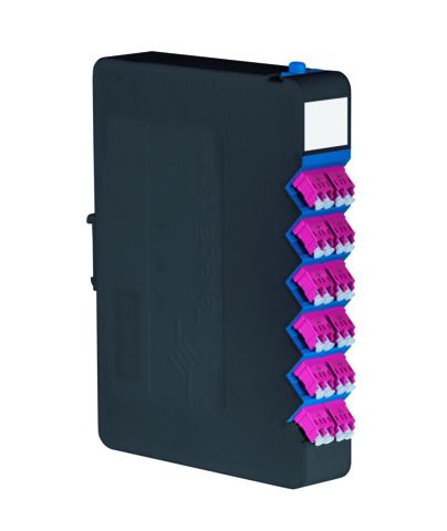 LWL-Patchpanel 2f LC-D Hutschiene OM5 max:6f