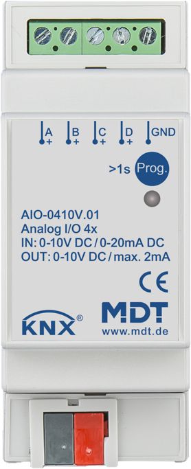 Analogeingang KNX REG 4f Spg Strom Eingangsgröße Spannung