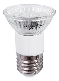 LED-Reflektorlampe E27 PAR16 1W ultvio kl 80° ultraviolett AC Ø50x70mm 220-230V