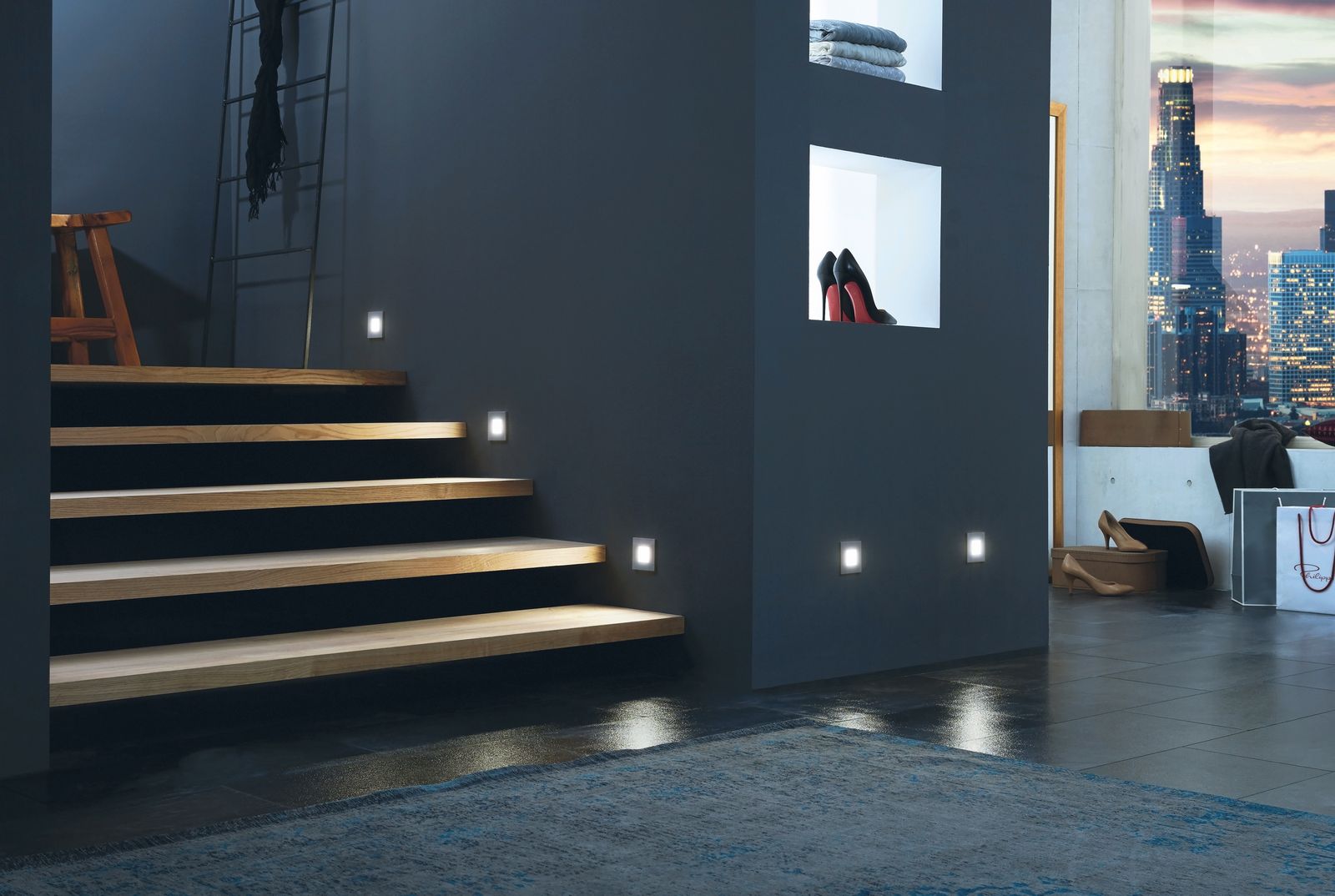 LED-Orientierungsleuchte 1,8W 3000K 90lm Konv 1LED IP20 Scheibe Kst_opal m.LM
