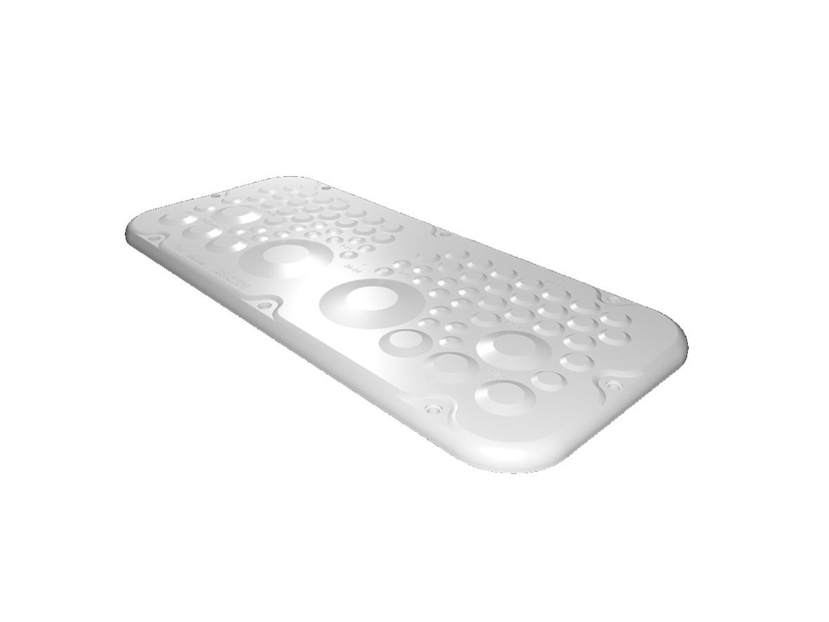 Membranflansch Kst 339x149mm Membran unbeh