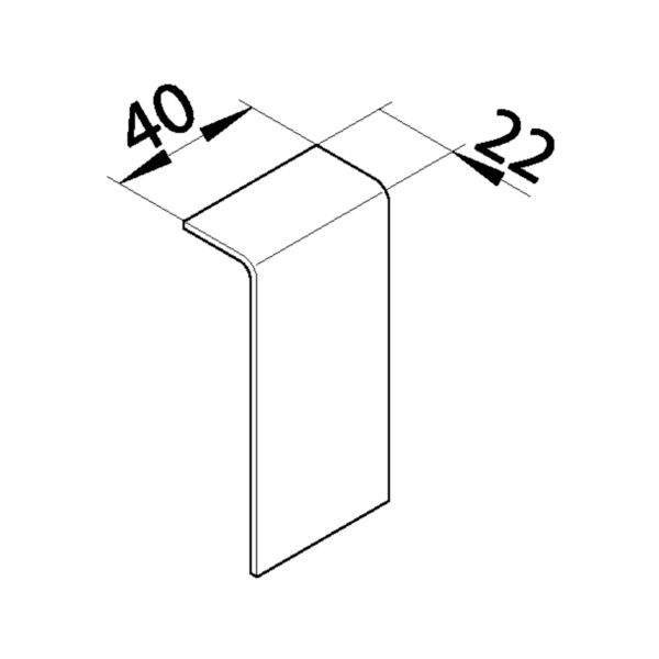 Kupplung SL-K 80x20mm Kst ver-ws RAL9016 hfr