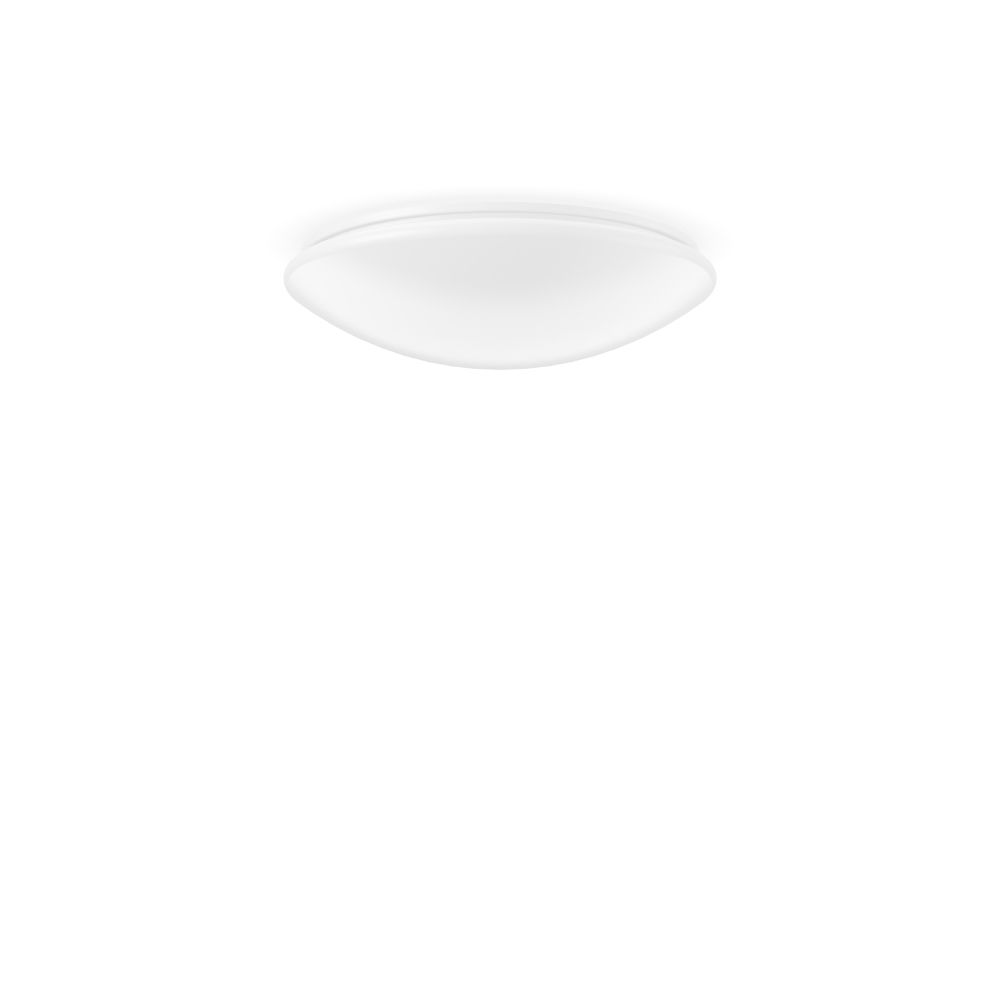 LED-Sensorleuchte FlatPolymero 13W 3000K 1150lm ws Konv IP40 BWM Ø360x100mm