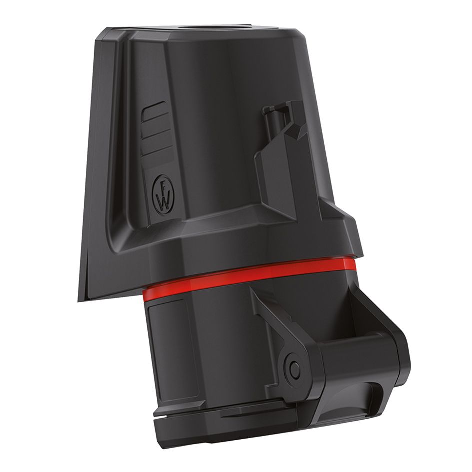 CEE-Steckdose 5p 16A 6h 400V/rt IP54 AP Schraubkl Kst