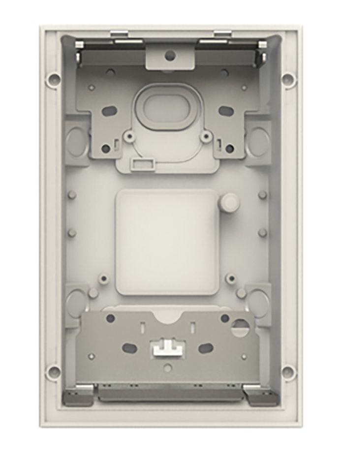 Gehäuse 1f UP Welcome sw Kst 133x137x52mm
