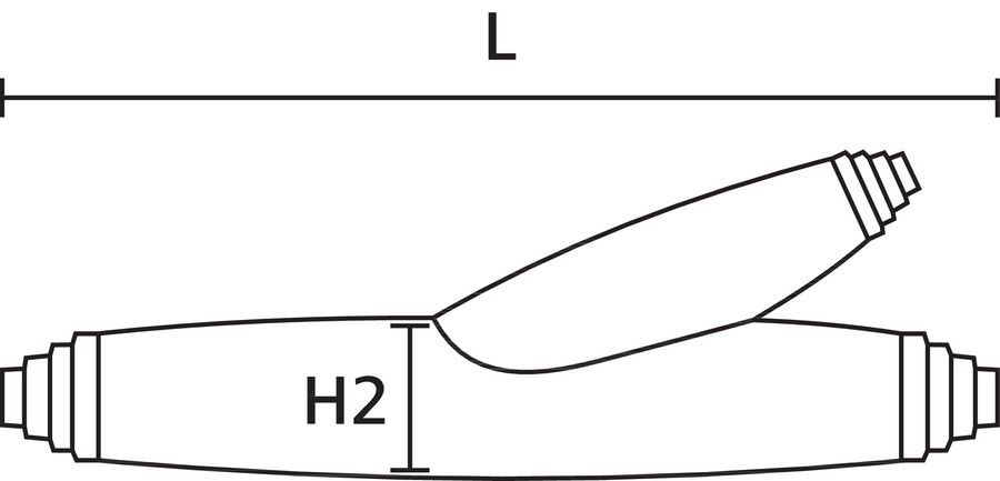 Gießharzmuffe 5f Y-Abzweig 16-25qmm 6-16qmm N(A)YY