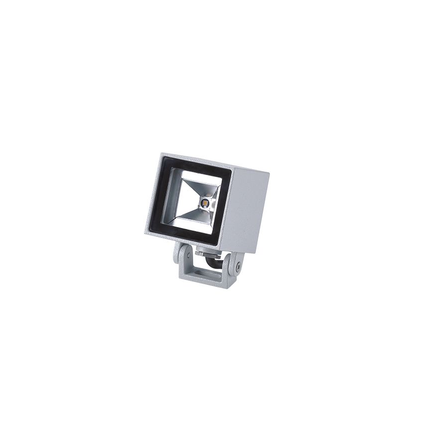 LED-Wandstrahler 5W 3000K 356lm Konv ws mt 1LED Alu IP65 RF:hochglänzend