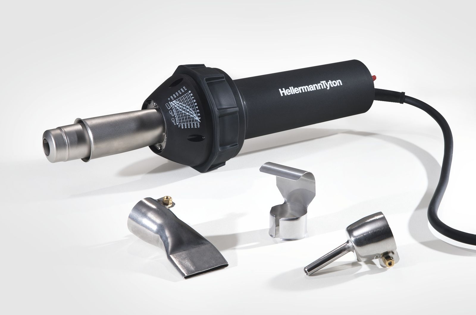 Heißluftgebläse 1600W 40-700°C 240l/min m.Regelung stufenl 0,99kg