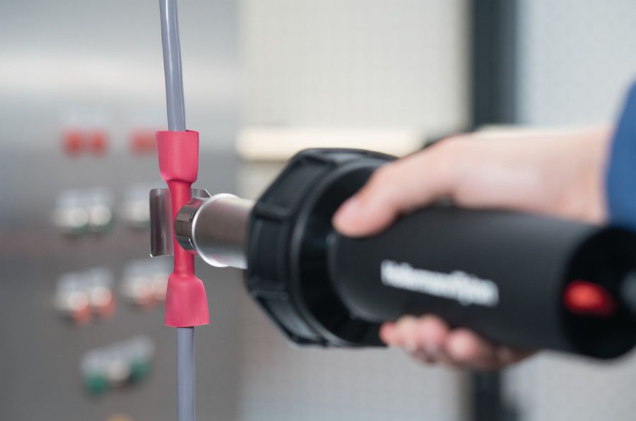 Heißluftgebläse 1600W 40-700°C 240l/min m.Regelung stufenl 0,99kg