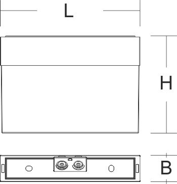 LED-Sicherheitsleuchte ExeoD 4,1W 4000K 60lm 1LED Wandanbau/Deckenanbau 24m IP54