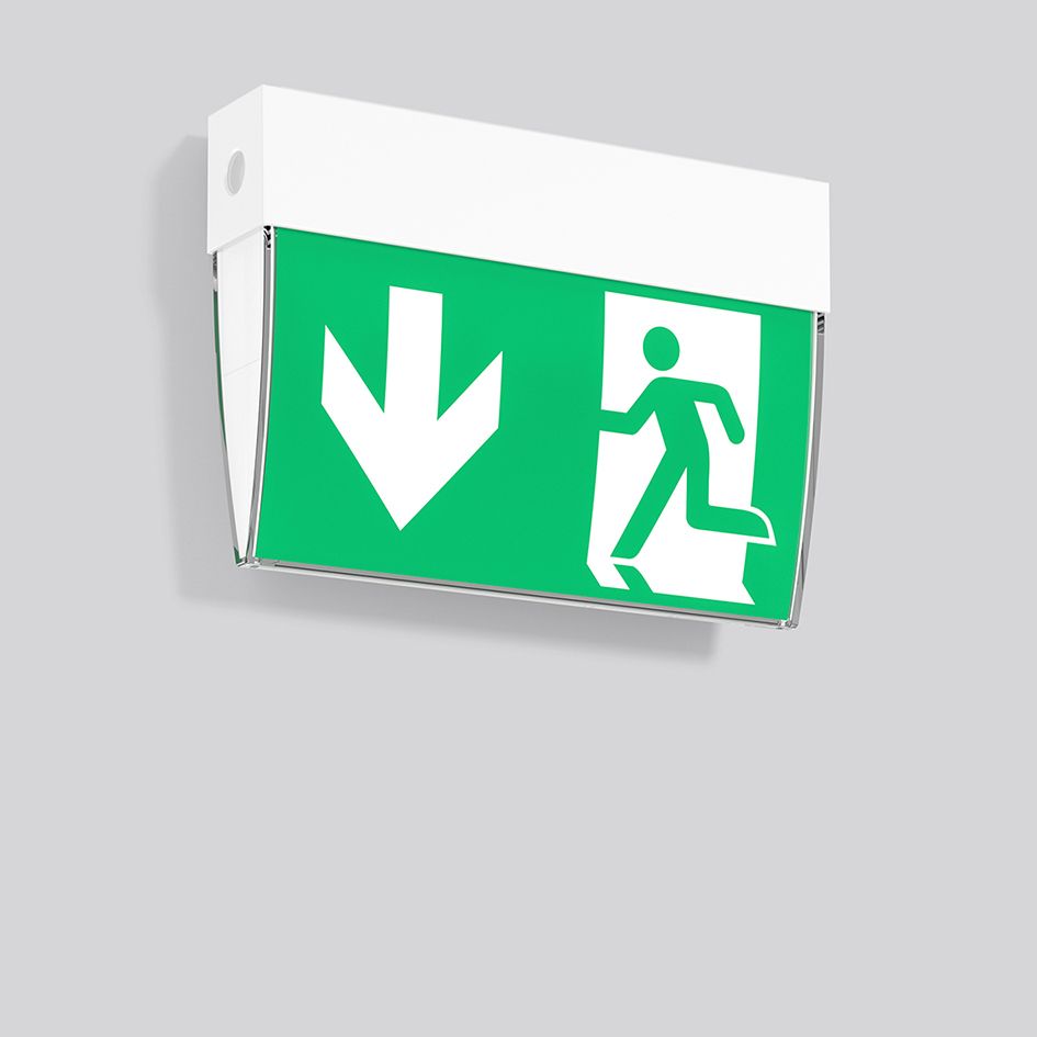 LED-Sicherheitsleuchte ExeoD 4,1W 4000K 60lm 1LED Wandanbau/Deckenanbau 24m IP54