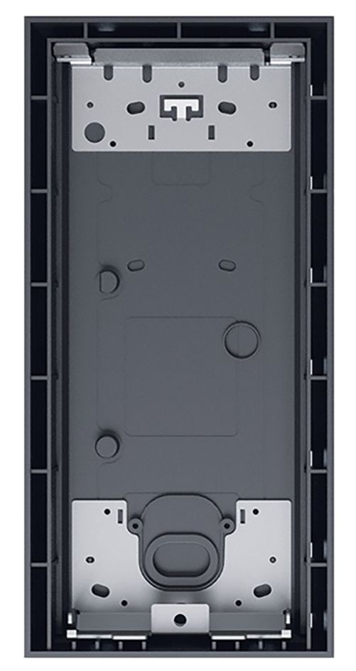 Gehäuse 4f AP Welcome sw Kst 133x347x32mm