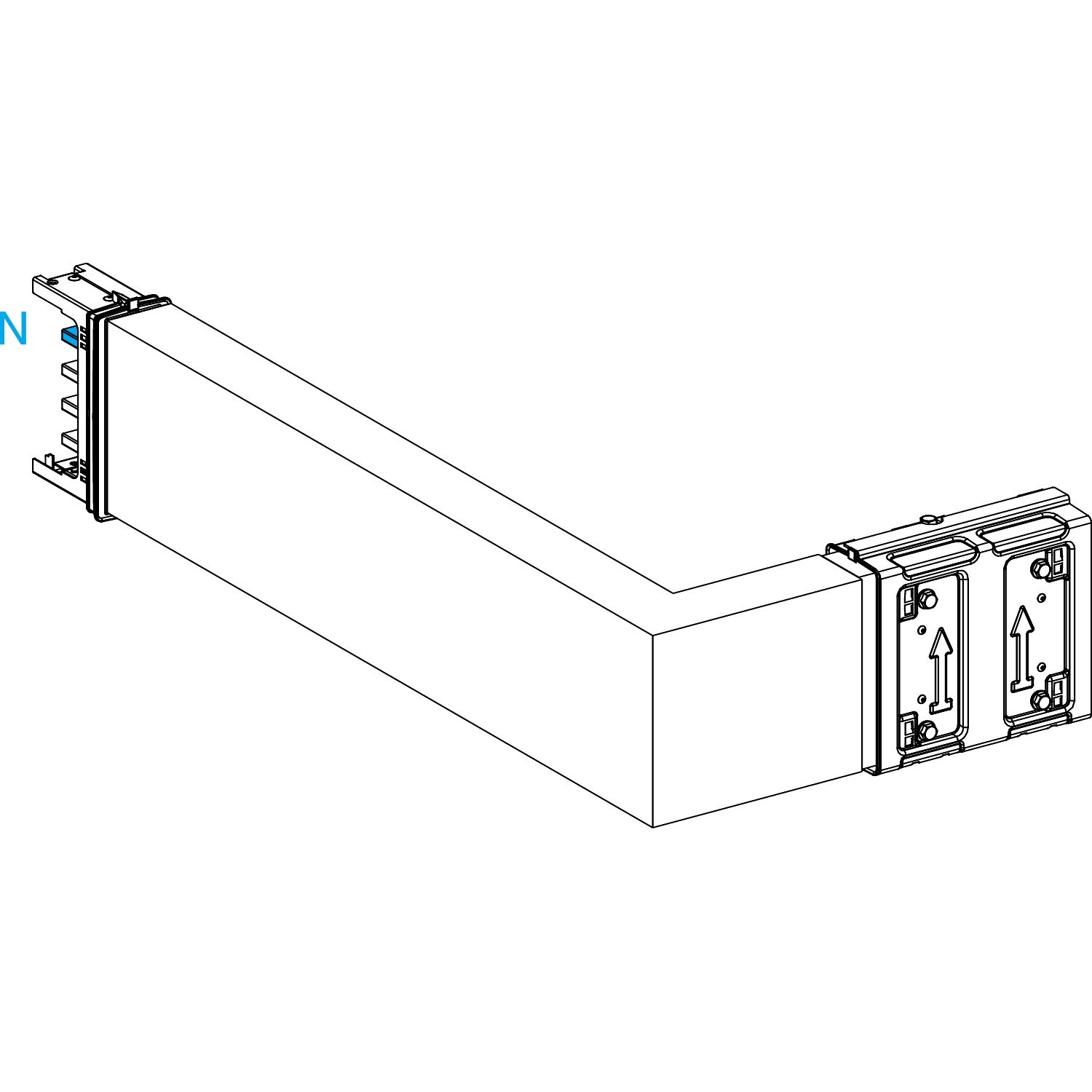 L-Kasten 5p 400A Winkelkasten