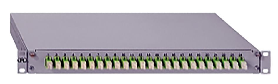 LWL-Patchpanel 24f LC-D 1HE OS2 19Zoll m.Pigtails max:24f