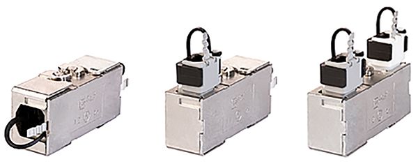 Kabelverbinder Cat6A RJ45 26AWG Feldkonf Schirm massiv f.Rundkabel