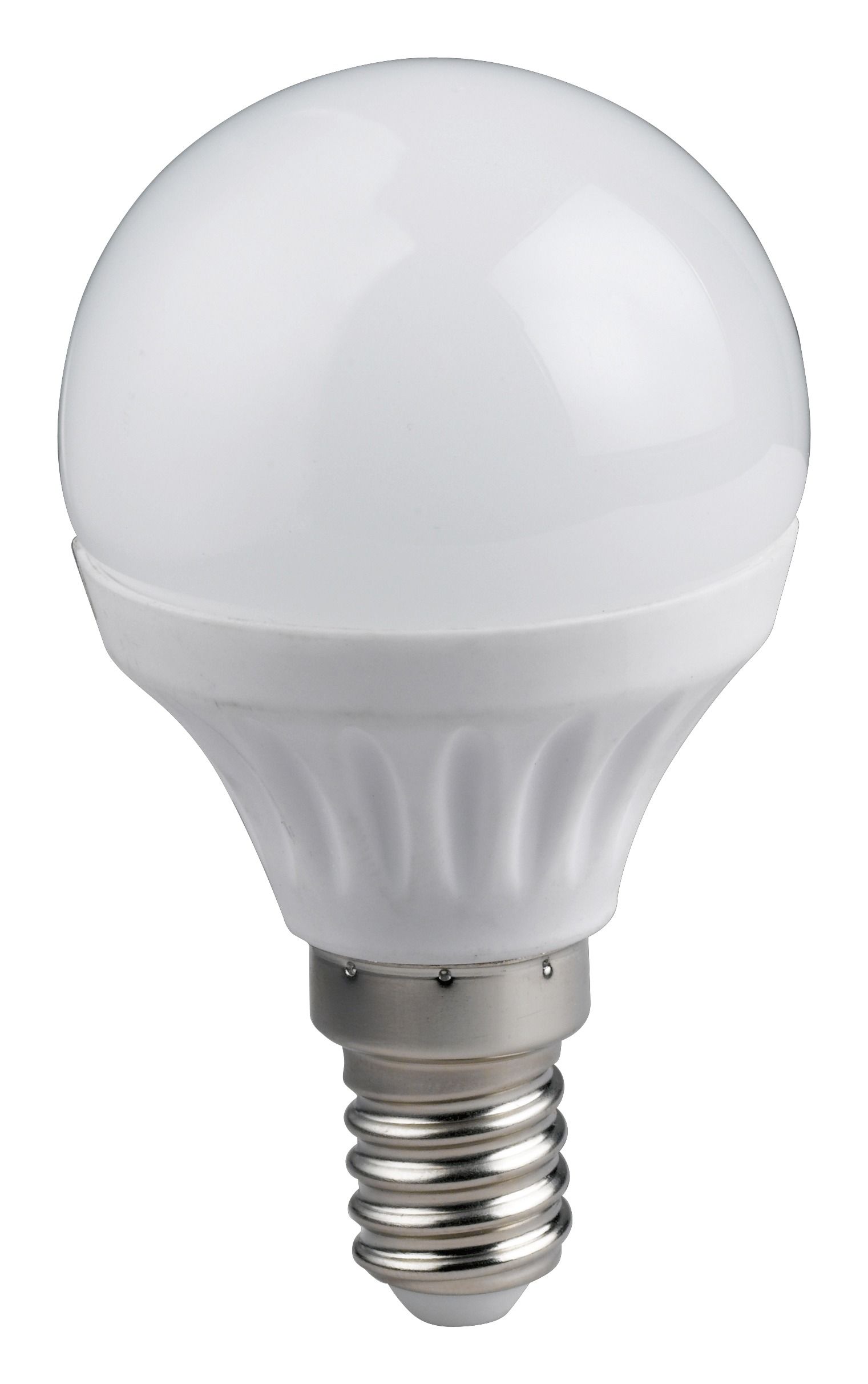 LED-Kugellampe E14 5W 3000K 400lm F dim ws mattiert dimmbar Ø45x81mm 230V
