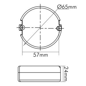 LED-Trafo 5-8W 350mA 23V IP20 dim Kstgeh Dimmung Phasenabschnitt dyn