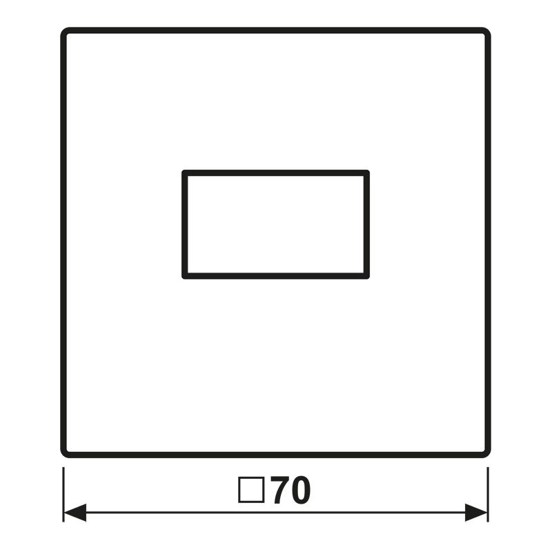 Abdeckung USB LS aws ohne