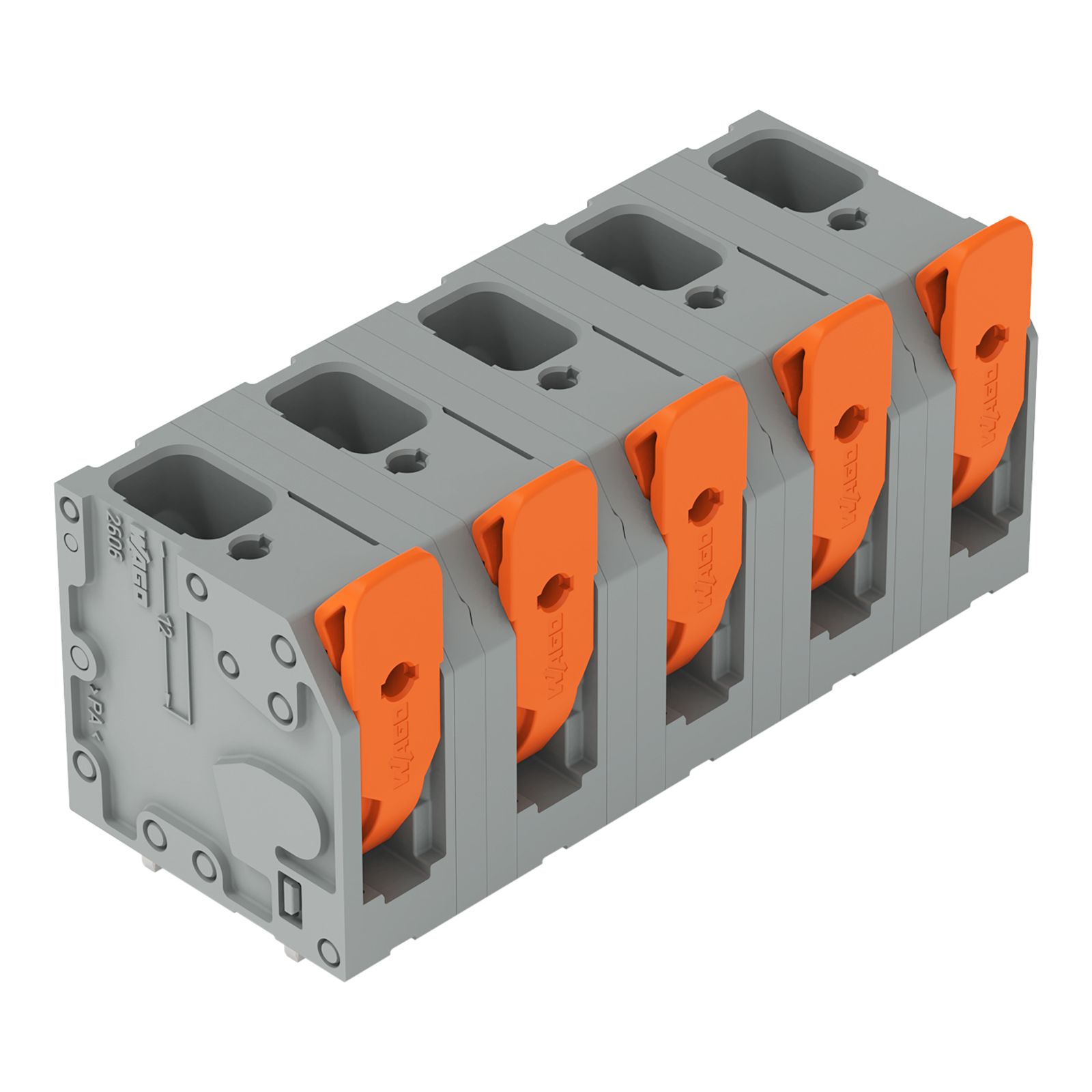 Printklemme 5f 1re gr RM=12,5 0,2-10qmm Federzug/Löt 0,25-6qmm