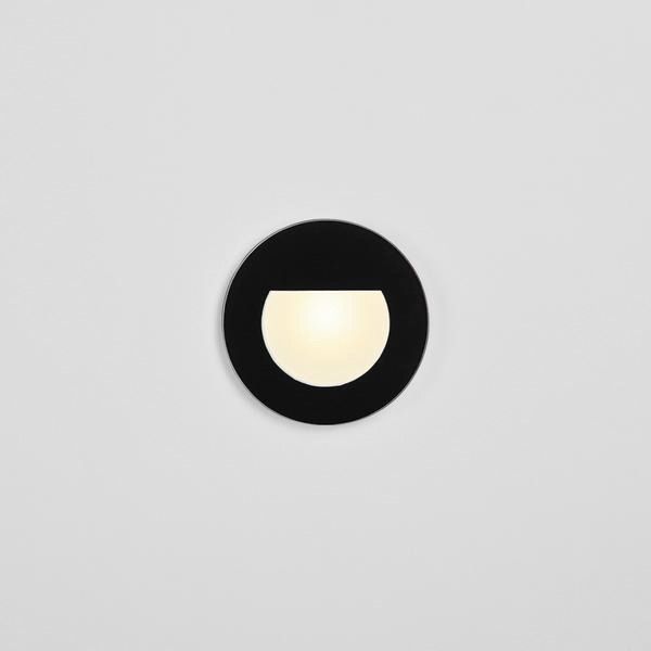 LED-Orientierungsleuchte 2W 3000K 35lm sw Konv 1LED elektr.Trafo IP20 Scheibe