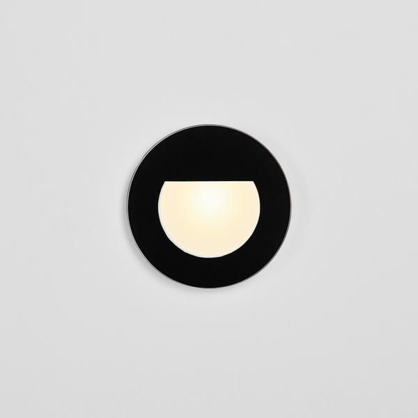 LED-Orientierungsleuchte 2W 3000K 35lm sw Konv 1LED elektr.Trafo IP20 Scheibe