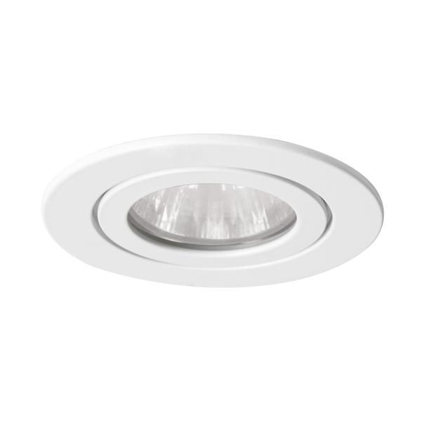 Einbaustrahler 13W Konv GX5,3 ws mt IP54 Edst Steck Ø/EB68mm