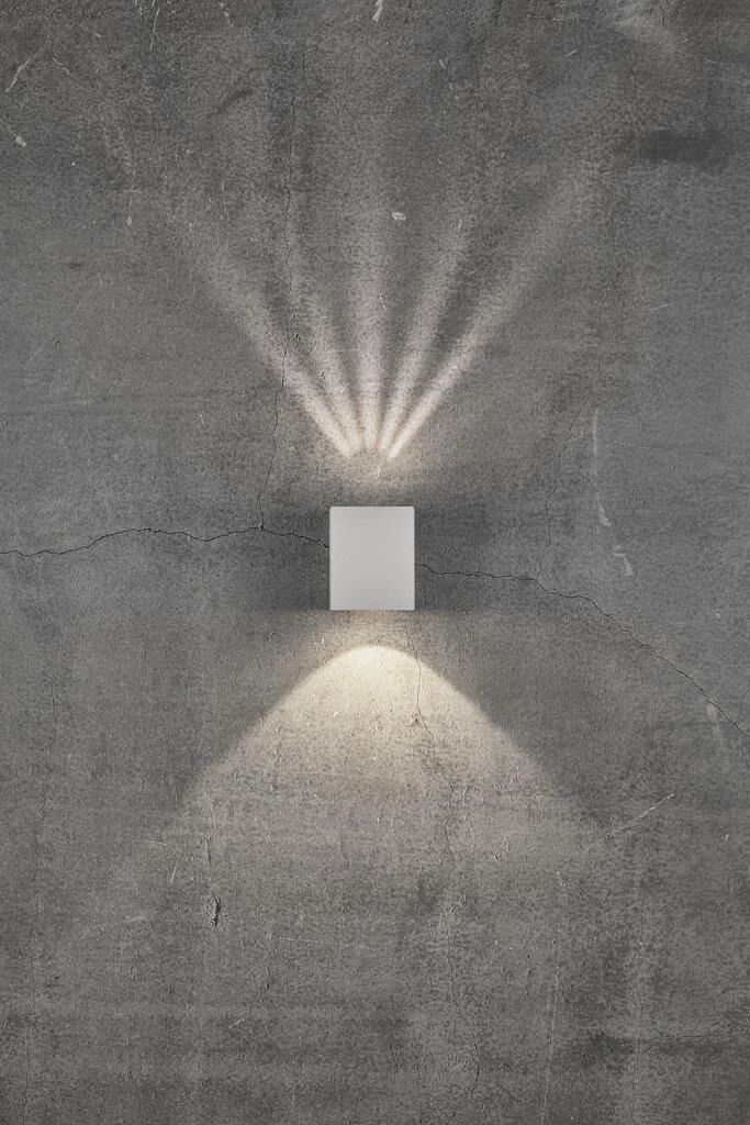 LED-Up/Down Leuchte Canto Kubi 2 10,6W 3000K 500lm ws Konv IP44 100x87x104mm
