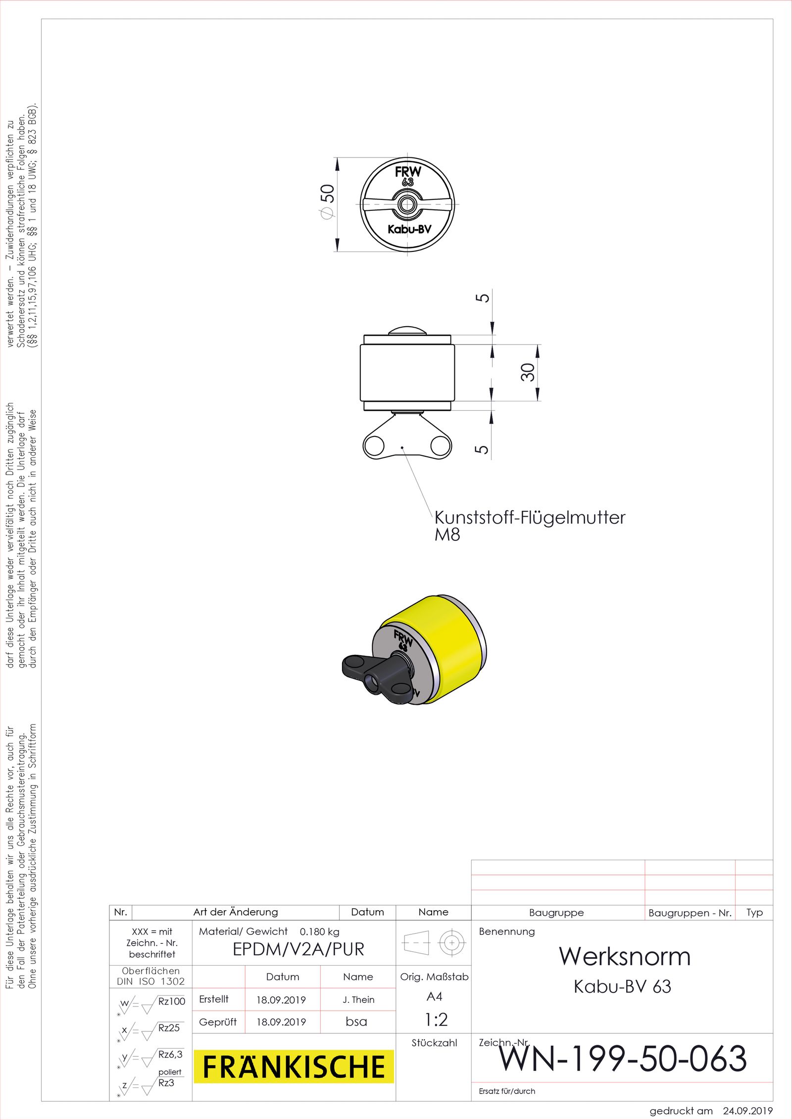 Rohrverschlussstopfen Kst Ø63mm Geeignet für f.flexible Rohre f.starre Rohre ge