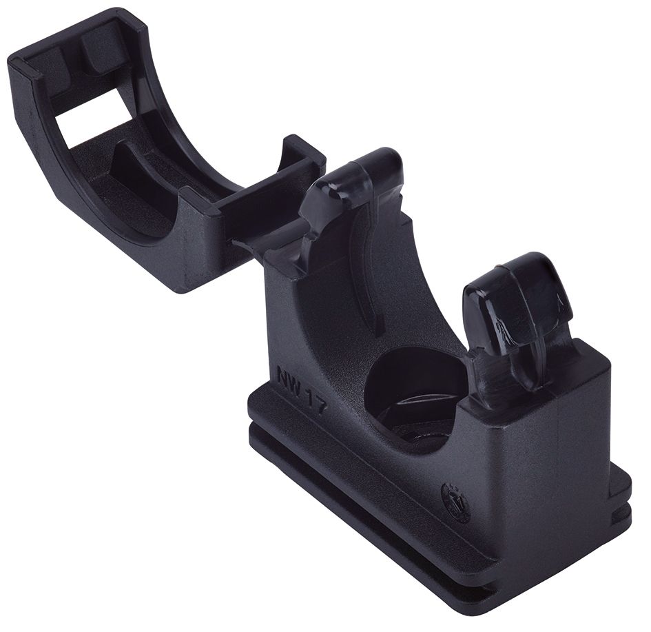 Abstandsschelle Ø12mm einlappig Kst hfr