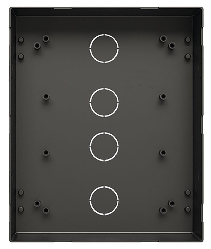 Gehäuse 2f UP Welcome sw Kst 124x199x65mm