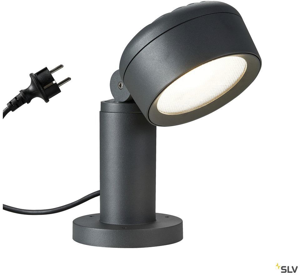 LED-Podestleuchte 14,5W IP65 3000-4000K 1000lm 1LED anth Alu Kst_tr