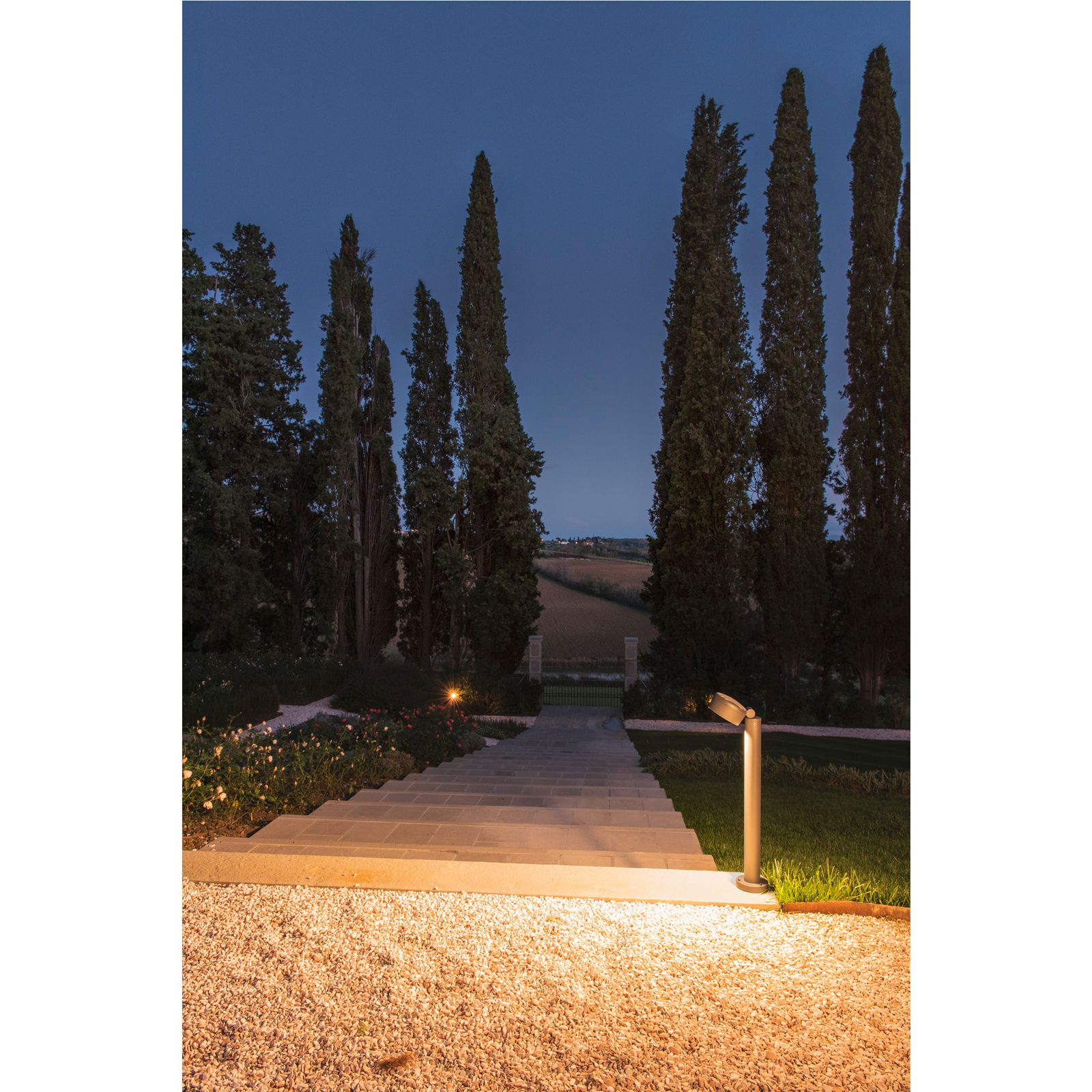 LED-Pollerleuchte 14,5W IP65 3000-4000K 1000lm 1LED anth Alu Kst_tr
