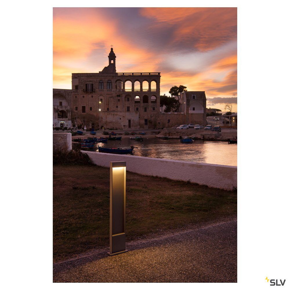 LED-Pollerleuchte 10W IP65 3000K 400lm anth 1LED Alu Kst_tr