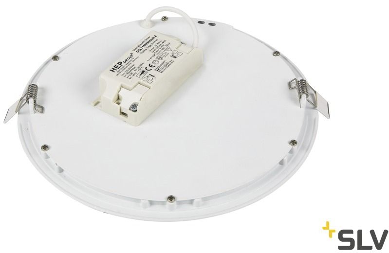 LED-Einbaustrahler 13W 3000K 1200lm Konv ws mt 1LED Alu IP20 Ø/EB205mm