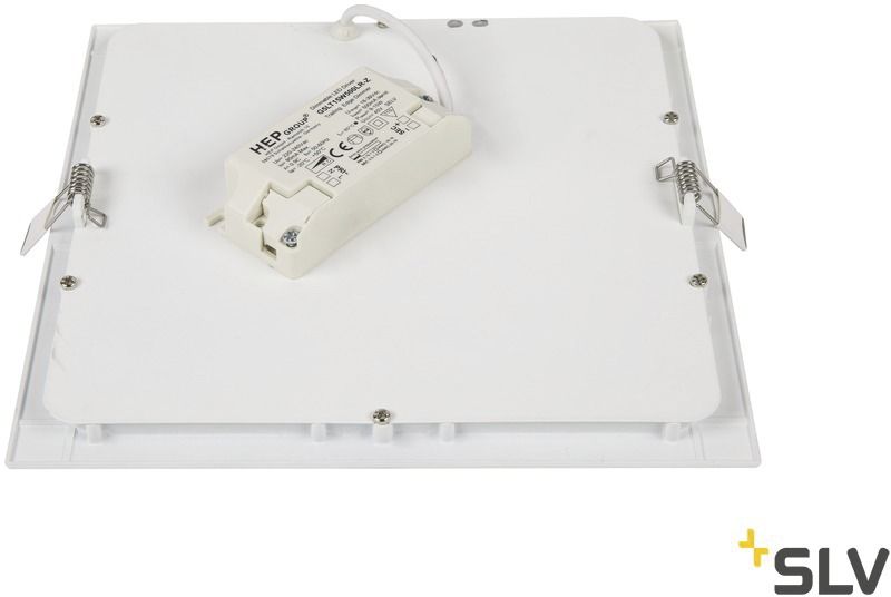 LED-Einbaustrahler 13W 3000K 1100lm Konv ws mt 1LED Alu IP20 215x215x20mm
