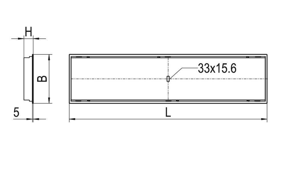 LED-Deckeneinbauleuchte LENSES 32W 3000K 4955lm ws Konv IP20 1497x297x60mm