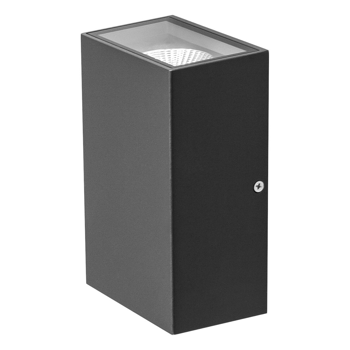 LED-Up/Down Leuchte 12W 4000K 938lm anth Konv IP54 66x160x100mm