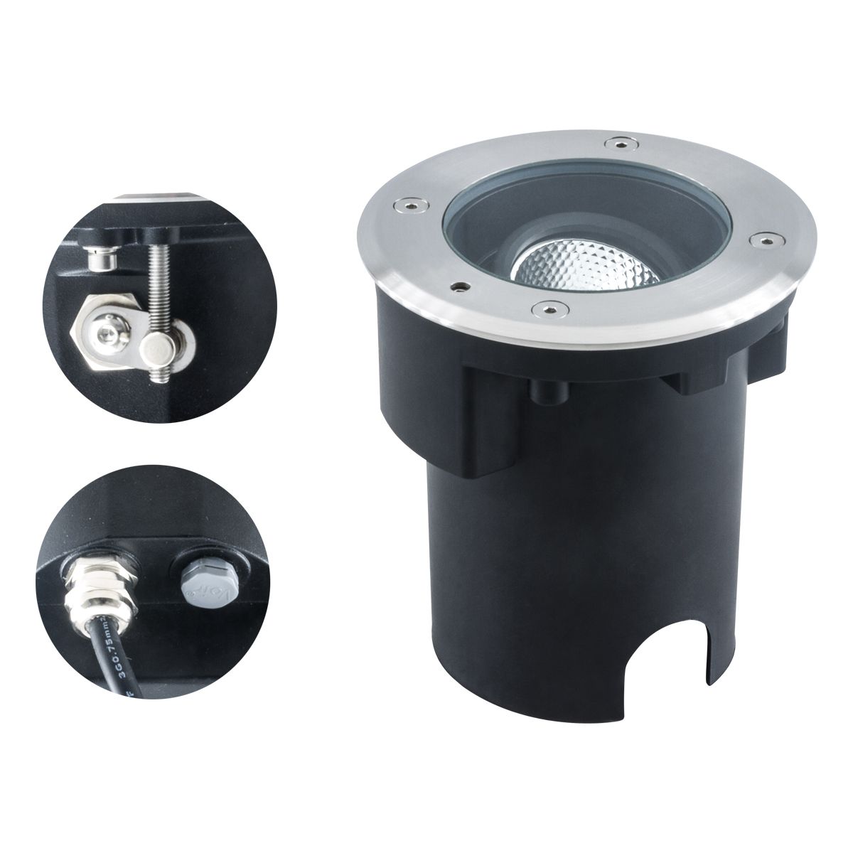 LED-Bodeneinbauleuchte 7W 4000K 393lm 100-240V LED nicht austauschbar 1LED
