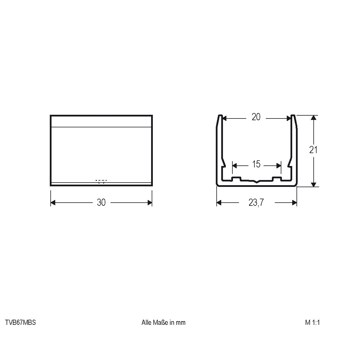 Montageclip Neon-Flex IP00 Zubehör