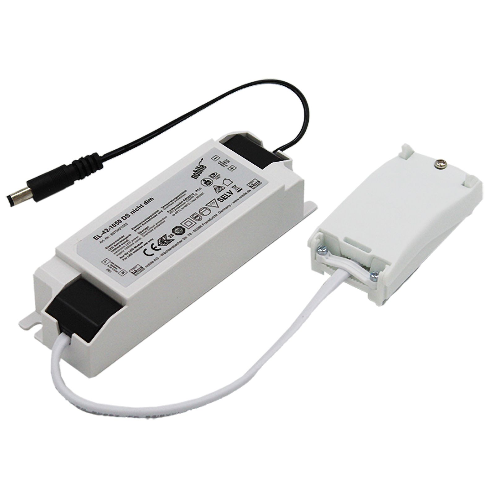 LED-Trafo 27-42W 1050mA 40V IP20 Kstgeh dyn 145x43x29mm