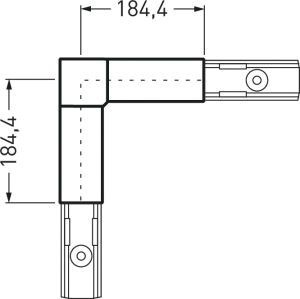 Kupplung/Verbinder L E-Line Fix sw 362mm 14x2,5qmm