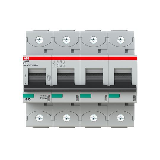 Leitungsschutzschalter UC K 2A 3+N 690V 6TE 50-60Hz Zusatzeinrichtungen möglich