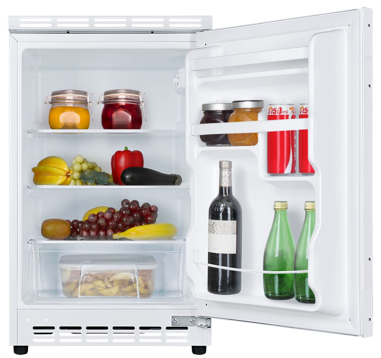 Kühlschrank UB E 103l ws Dekor Beipack 90kwh B495mm H815mm