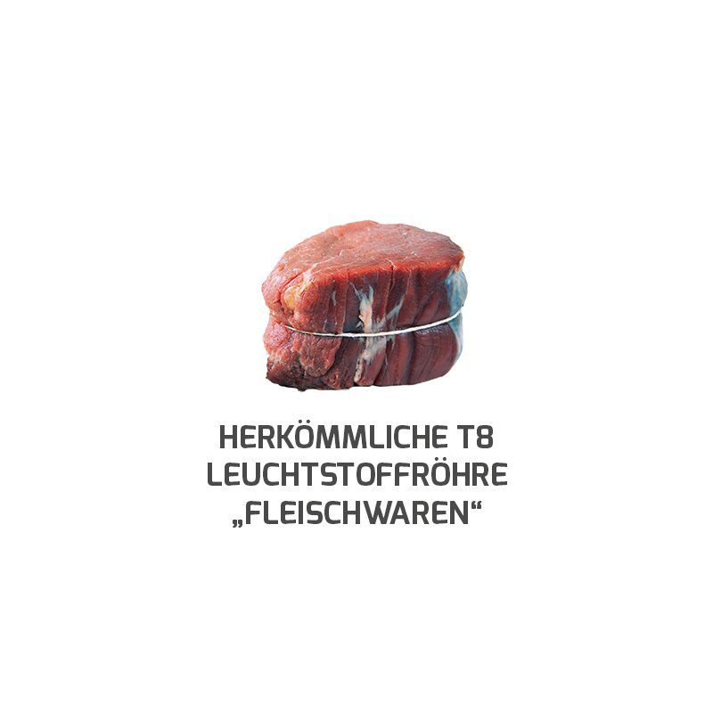 LED-Röhrenlampe G13 T8 LUMENplus 15W AC rose 1590lm opal 180° Ø26x1200mm