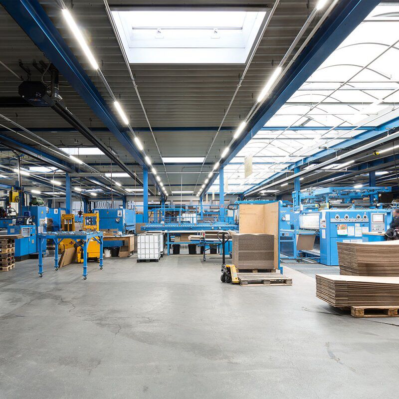 LED-Geräteträger 50W LINEAclick 5000K gr 8500lm 1LED elektr.Trafo IP20